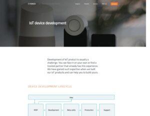 Official web site for Cybbed startup