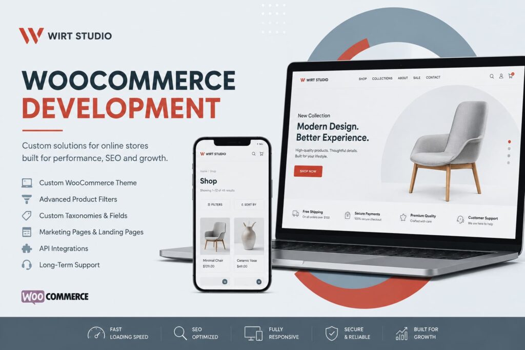 Custom WooCommerce Online Shop Development - WirtStudio